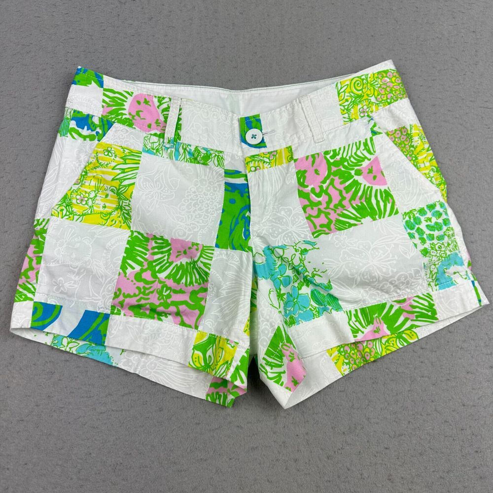 Lilly Pulitzer Colorful Patchwork Shorts
